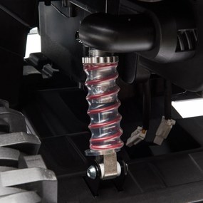 HOMCOM Elektryczny Quad dla dzieci z oświetleniem LED i portem USB Czerwony pojazd dla najmłodszych 100x65x73cm | Aosom PL