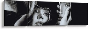 Obraz - Spojrzenie w lustro (170x50 cm)
