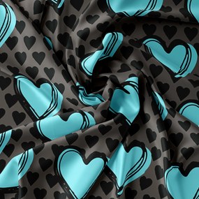 PrzytulneMieszkanie.pl PrzytulneMieszkanie.pl Pościel z mikrofibry KASUGA turkusowa Rozmiar pościeli: 70 x 90 cm | 140 x 200 cm