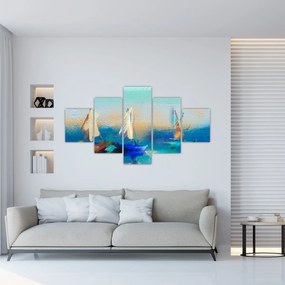 Obraz - Malarstwo krajobrazowe, malarstwo (125x70 cm)