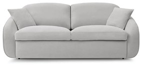 Jasnoszara rozkładana sofa 235 cm Cezanne – Bobochic Paris