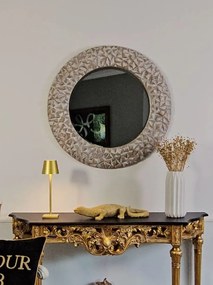 Lustro w okrągłej ramie , średnica 88cm