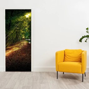 Fototapeta na drzwi - Leśna ścieżka (95x205cm)