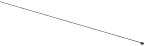 Nowoczesny system oświetlenia szynowego, czarny, jednofazowy, 600 cm, z okrągłym zasilaczem - Magnetic Nowoczesny Oswietlenie wewnetrzne