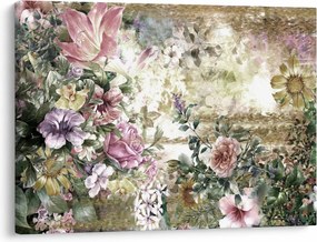 Obraz - Designerskie kwiaty (70x50 cm)