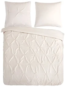 Kremowa pościel dwuosobowa z mikrowłókna 200x220 cm Pure Elegance – Good Morning