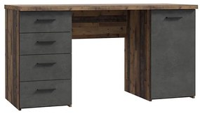 Biurko ARENO brąz/grafit