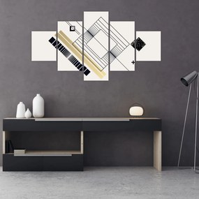 Obraz - Kształty geometryczne N⁰6 (125x70 cm)