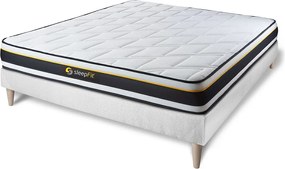 Materac Soft 150x190cm + zestaw podstawa lózka
