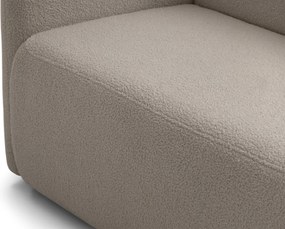 Sofa rozkładana Nido trzyosobowa 140 cm z pojemnikiem - beżowa boucle Quelle 16