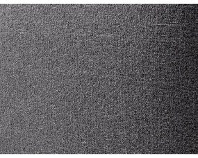 Antracytowe tapicerowane łóżko dwuosobowe ze schowkiem ze stelażem 140x200 cm Primo – Meise Möbel