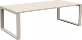 Beżowy zestaw mebli ogrodowych tarasowych 4 el. aluminiowych sofa, kanapa