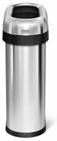 Simplehuman Kosz na śmieci do pomieszczeńkomercyjnych 50 l, stal nierdzewna