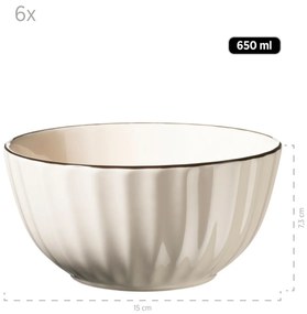 Mäser 18-częściowy serwis obiadowy OSITA WHITE