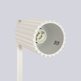 Lampa biurkowa KARBON beżowa ryflowana SOLLUX  LIGHTING