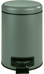 Wenko Kosz na śmieci z pedałem Leman 3 l,ciemnozielony, 3 l