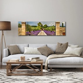 Obraz - Lawendowe ścieżki (170x50 cm)