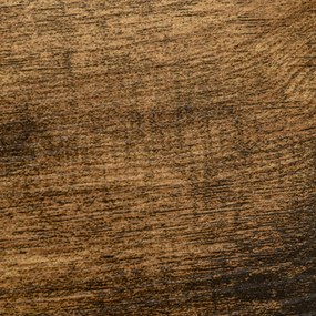 HOMCOM Wózek kuchenny wózek do serwowania z blatem regał rustykalny brąz