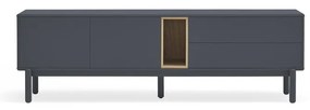 Ciemnoszara szafka pod TV 180x56 cm Corvo – Teulat