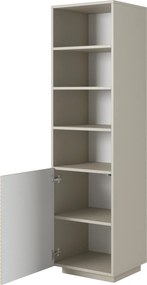 Regał Asha 50 cm z ryflowanym frontem - kaszmir