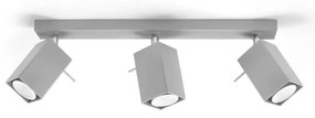 Szara lampa punktowa 6x45 cm Toscana – Nice Lamps