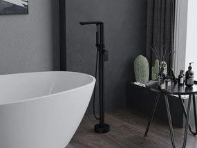 Mexen Roxy wolnostojąca bateria wannowa, czarna - 75533-70