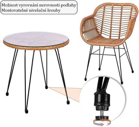 STILISTA Zestaw ogrodowy - krzesło + stół