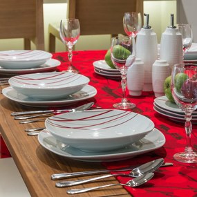 Domestic Sencilla 18-częściowy zestaw talerzy, MÄSER