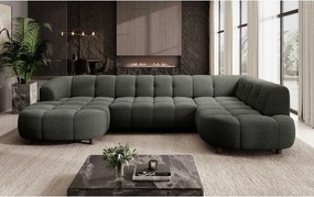 Narożnik VELPA XL Prawostronny z elektryczną regulacją siedziska w tkaninie LOOP 12 WERSAL