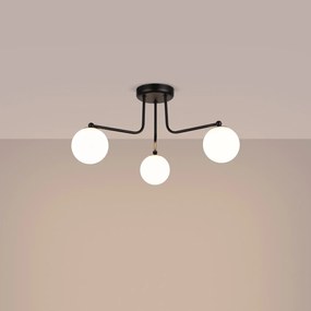 Żyrandol ASTRAL 3 czarny SOLLUX  LIGHTING