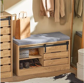 Ławka na buty z drzwiami przesuwnymi FSR120-N