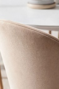 Zestaw 4 krzese aksamitnych Vint