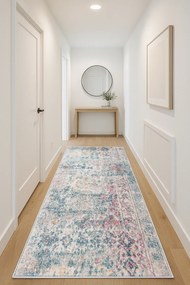 Jasnoszary chodnik w kolorowy melanżowy wzór Z1-R36