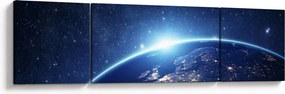 Obraz planety Ziemia (170x50 cm)