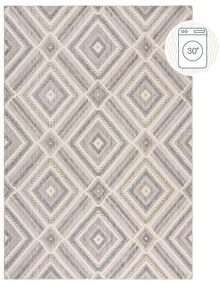 Szarobeżowy dywan odpowiedni do prania 78x150 cm Beckett – Flair Rugs