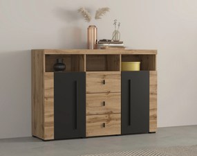 Komoda RISTO 132 cm do Salonu Sypialni Dąb wotan