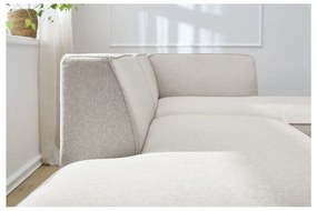 Beżowy narożnik modułowy (prawostronny/w kształcie litery L) Megeve – Bobochic Paris