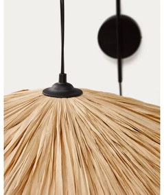 Czarno-naturalny kinkiet Rosella – Kave Home