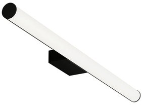 Czarny kinkiet SULION Caspio, dł. 90 cm