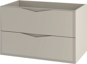 Kaszmirowa Szafka Łazienkowa pod Umywalkę 80cm 2 Szuflady Delica