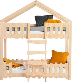 Łóżko piętrowe ZIPPO P 90x190 sosna