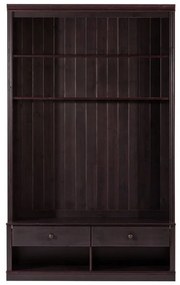 Brązowy zestaw pod TV z litego drewna sosnowego 140x223 cm Anita – Støraa