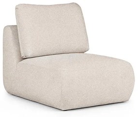 Kremowy fotel z materiału bouclé Mirel – Rodier