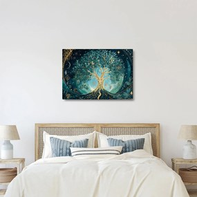 Obraz – Drzewo życia we wszechświecie (70x50 cm)
