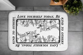 Dywanik łazienkowy antypoślizgowy Dywanik łazienkowy antypoślizgowy Kwiaty