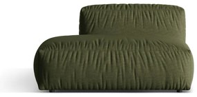 Zielony moduł sofy (lewostronny) Martina – Micadoni Home