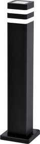 Czarna niska nowoczesna lampa ogrodowa - 14X A459 R3-R40