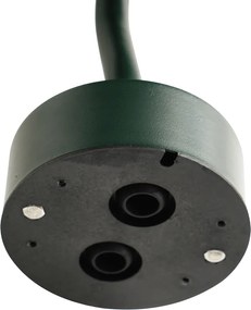 Zewnętrzna lampa ścienna ciemnozielona IP44 - Munich
