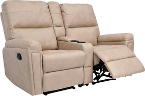 2-osobowy fotel kinowy MCW-K17,  tkanina/tekstylia beżowy