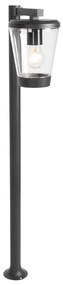 Zewnetrzna Nowoczesny słup ogrodowy czarny 100 cm IP44 - Joren Nowoczesny Oswietlenie zewnetrzne